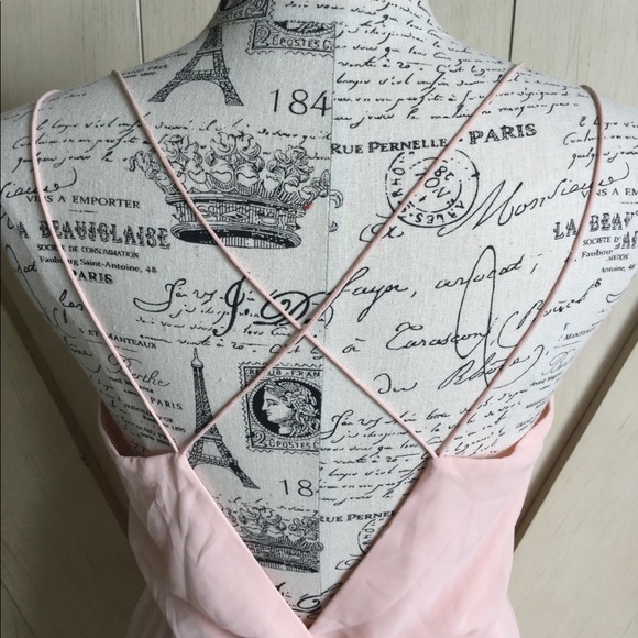 🌷Asos Pink Chiffon Stretch Dress🌷 - Picture 5 of 6